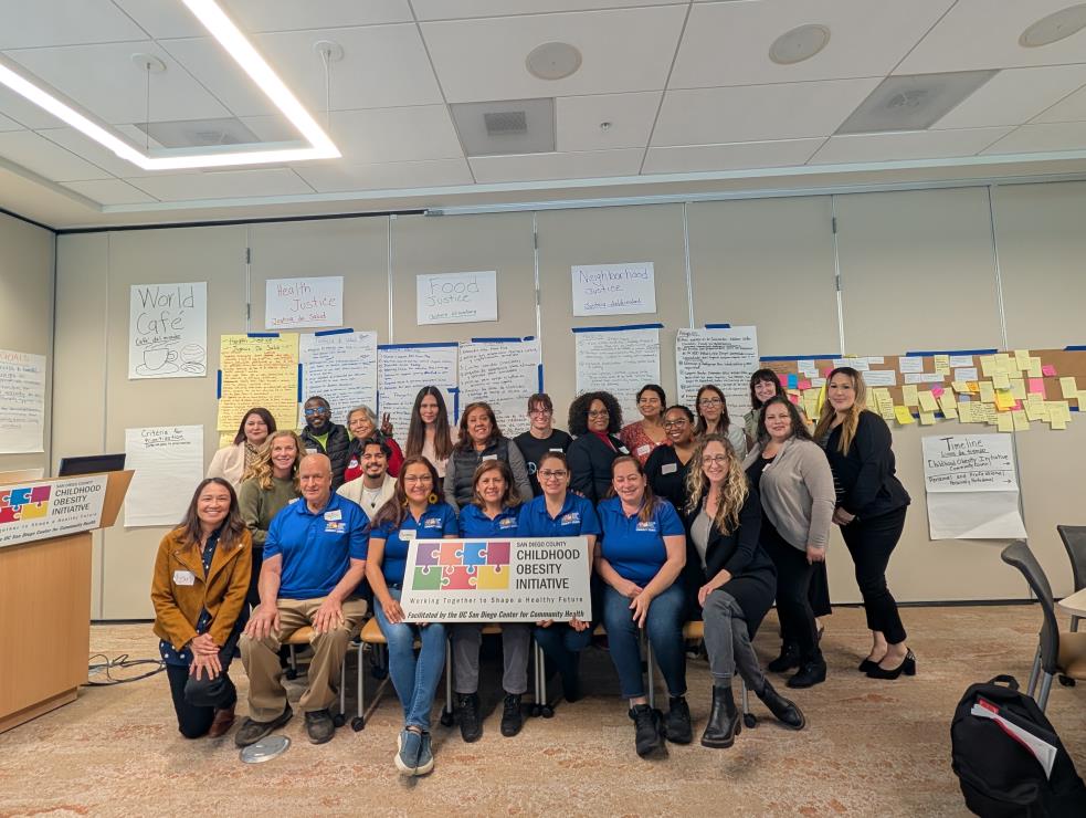 KIN Group photo at San Diego Childhood Obesity Initiative Community Council Strategic Planning
