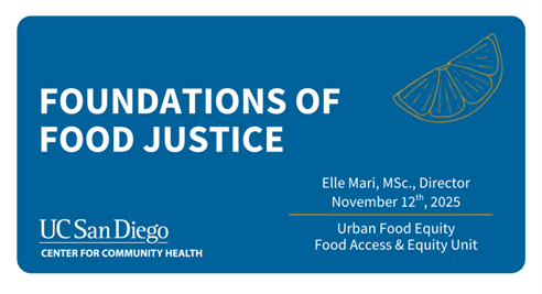 Foundations of Food Justice training