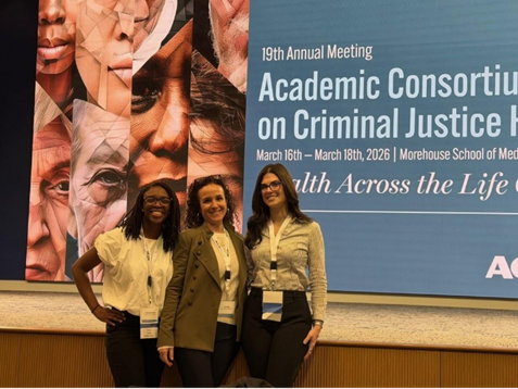Cassandra, Lisa and Victoria at the ACCJH Conference