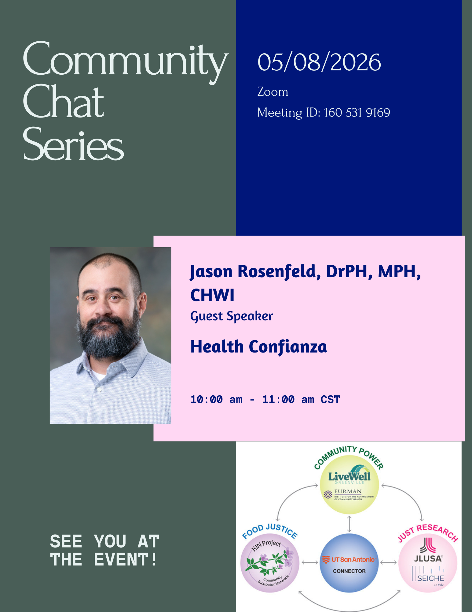 May Community Chat Series Health Confianza