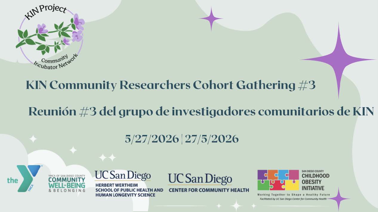 KIN Community Researchers Cohort Gathering Flyer
